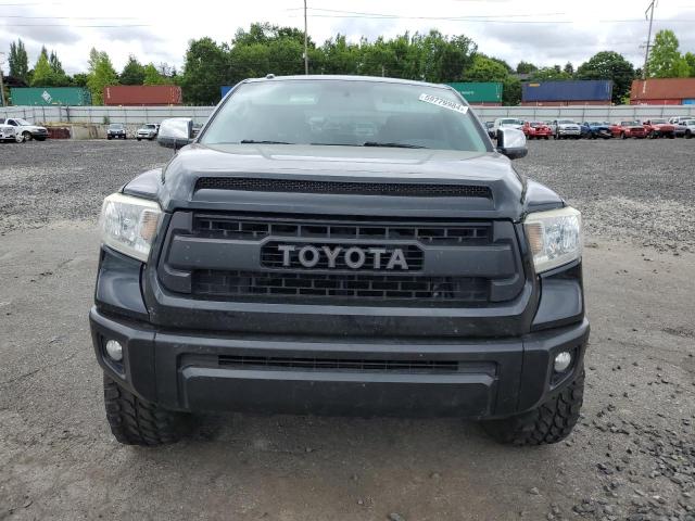 5TFAY5F18EX377846 - 2014 TOYOTA TUNDRA CREWMAX PLATINUM შავი ფოტო 5
