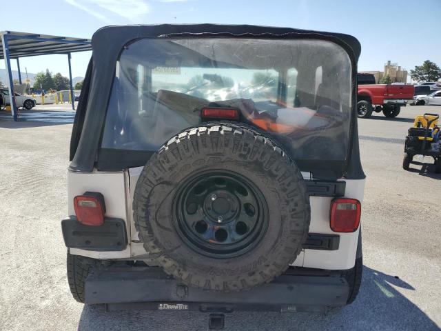 1J4FA39S26P743427 - 2006 JEEP WRANGLER X WHITE photo 6