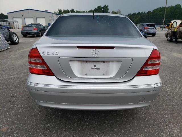 WDBRF61J42E003617 - 2002 MERCEDES-BENZ C 240 SILVER photo 6