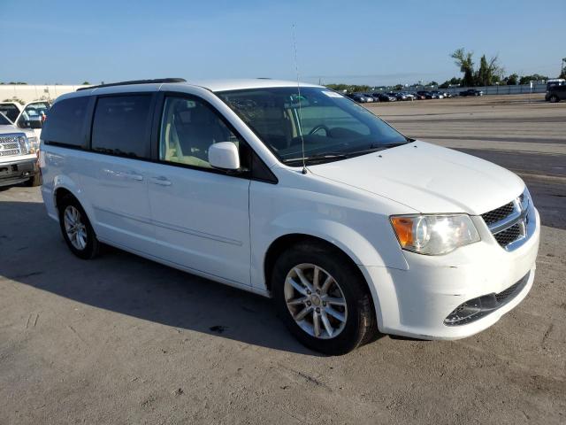 2C4RDGCGXER120379 - 2014 DODGE CARAVAN SXT WHITE photo 4