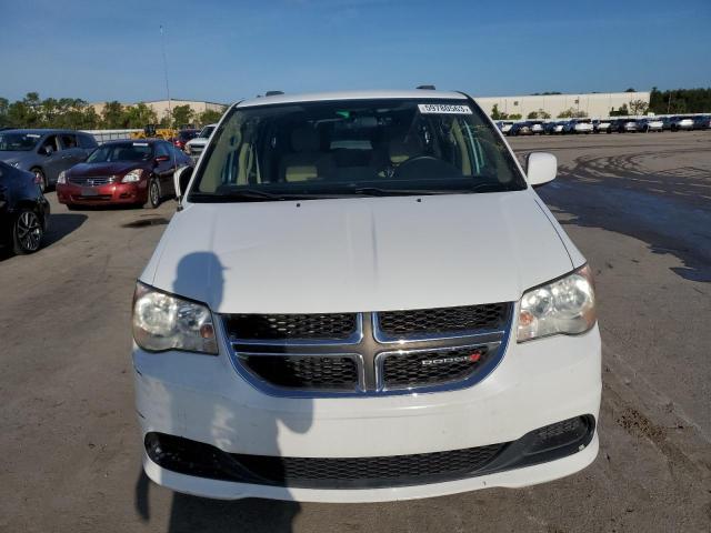 2C4RDGCGXER120379 - 2014 DODGE CARAVAN SXT WHITE photo 5