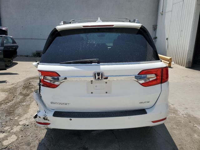 5FNRL6H91LB045166 - 2020 HONDA ODYSSEY ELITE WHITE photo 6