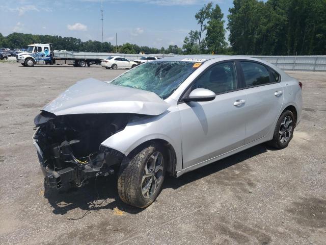 3KPF24AD8KE129496 - 2019 KIA FORTE FE SILVER photo 1