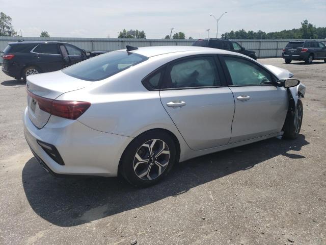 3KPF24AD8KE129496 - 2019 KIA FORTE FE SILVER photo 3