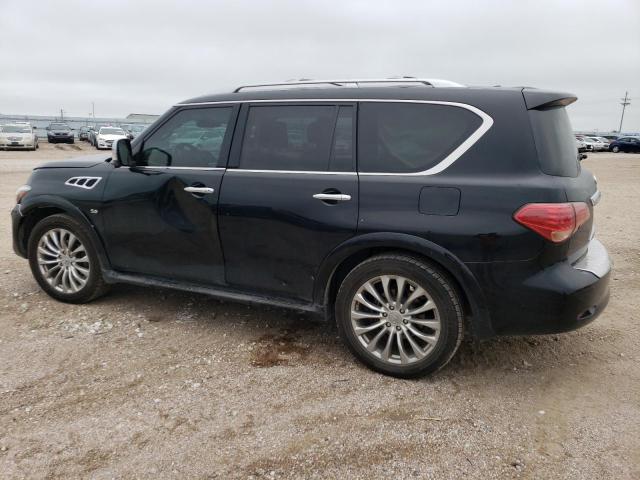 JN8AZ2NE0G9125813 - 2016 INFINITI QX80 BLACK photo 2