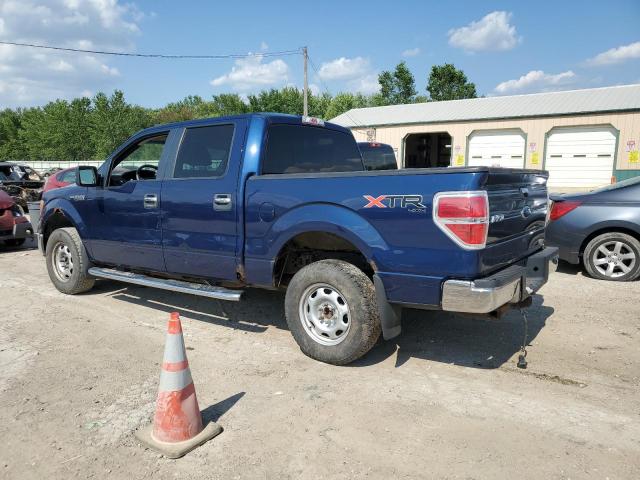 1FTEW1E80AFC38521 - 2010 FORD F150 SUPERCREW BLUE photo 2