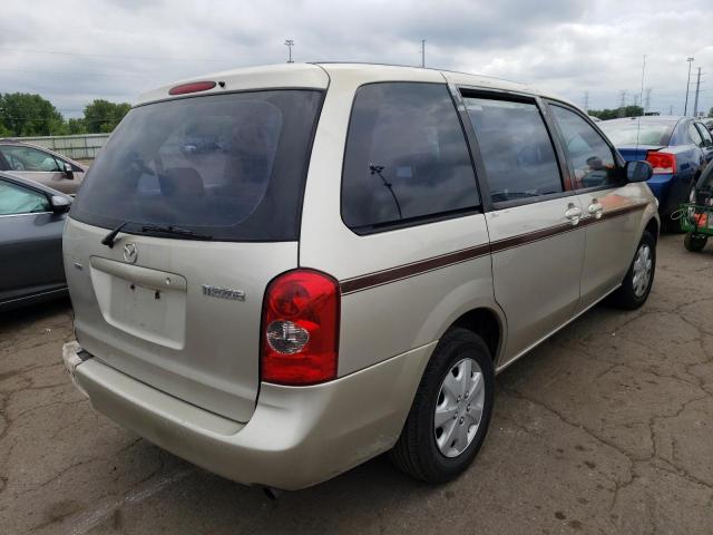 JM3LW28A830372783 - 2003 MAZDA MPV WAGON GOLD photo 3