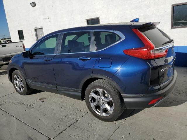 2HKRW2H86HH649702 - 2017 HONDA CR-V EXL BLUE photo 2