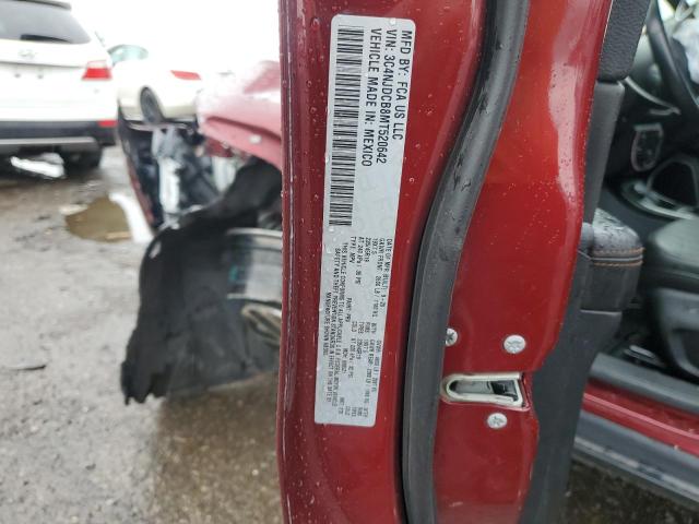 3C4NJDCB8MT520642 - 2021 JEEP COMPASS LIMITED ბურგუნდია ფოტო 13