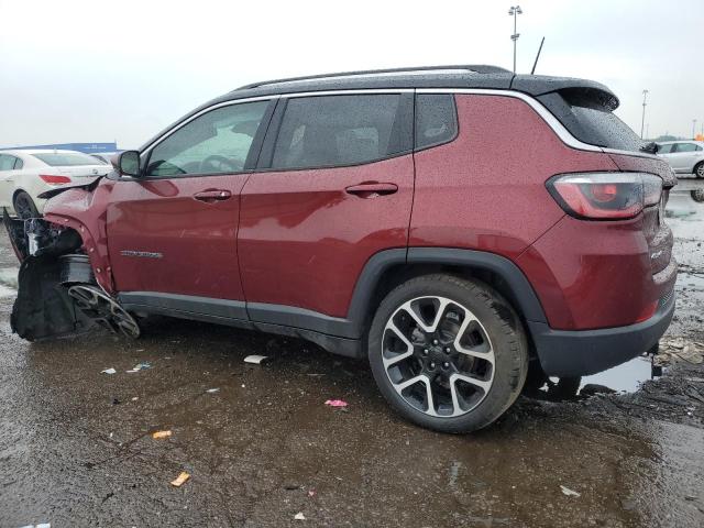 3C4NJDCB8MT520642 - 2021 JEEP COMPASS LIMITED ბურგუნდია ფოტო 2