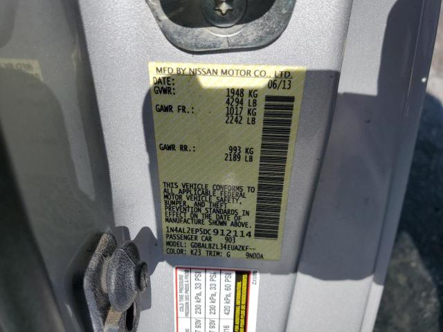 1N4AL2EP5DC912114 - 2013 NISSAN ALTIMA S SILVER photo 13