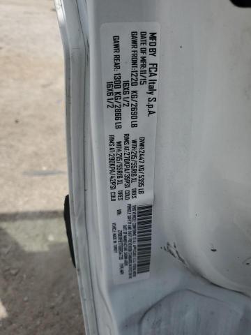 ZFBERFBT7G6B54739 - 2016 RAM PROMASTER SLT WHITE photo 13