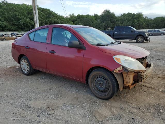 3N1CN7AP4DL868386 - 2013 NISSAN VERSA S MAROON photo 4