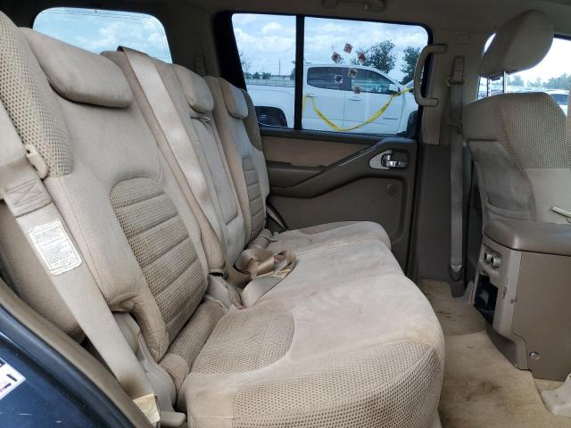 5N1AR18U76C628261 - 2006 NISSAN PATHFINDER LE BLUE photo 11
