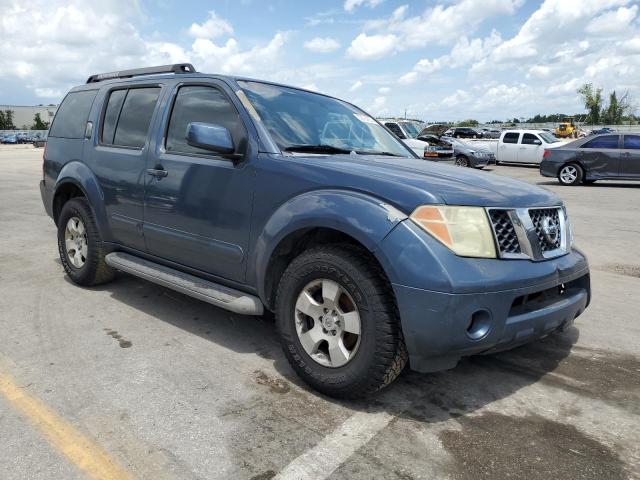 5N1AR18U76C628261 - 2006 NISSAN PATHFINDER LE BLUE photo 4
