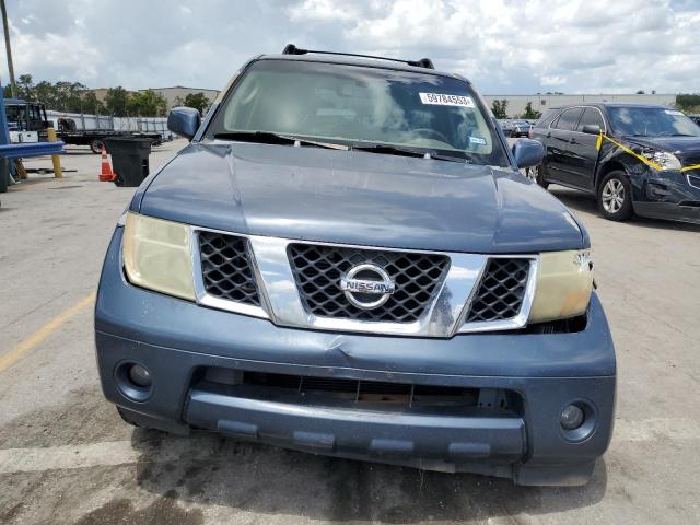 5N1AR18U76C628261 - 2006 NISSAN PATHFINDER LE BLUE photo 5
