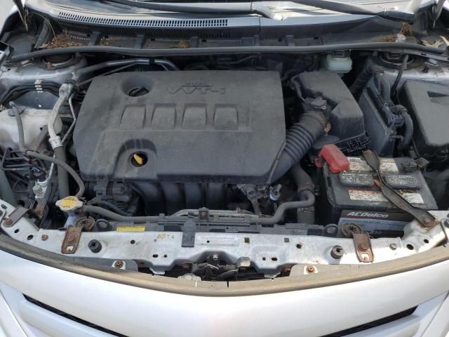 JTDBU4EEXB9147093 - 2011 TOYOTA COROLLA BASE SILVER photo 11