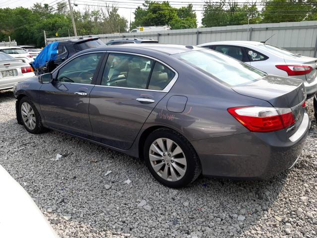 1HGCR2F89DA079858 - 2013 HONDA ACCORD EXL GRAY photo 2