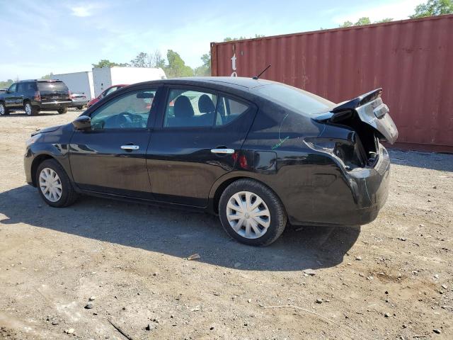 3N1CN7AP1KL803217 - 2019 NISSAN VERSA S BLACK photo 2