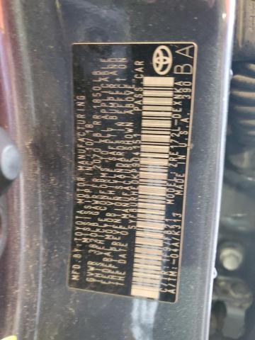 5YFBURHE0KP904151 - 2019 TOYOTA COROLLA L CHARCOAL photo 12