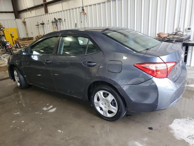 5YFBURHE0KP904151 - 2019 TOYOTA COROLLA L CHARCOAL photo 2
