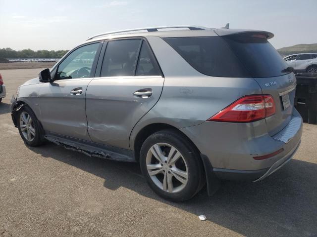 4JGDA5HB1CA030345 - 2012 MERCEDES-BENZ ML 350 4MATIC SILVER photo 2