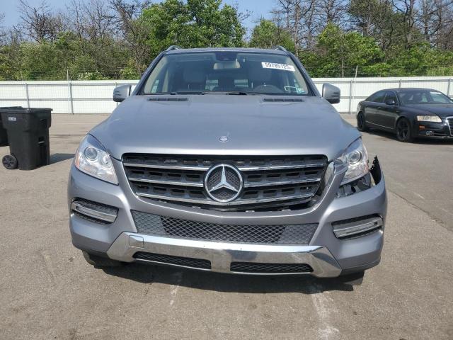 4JGDA5HB1CA030345 - 2012 MERCEDES-BENZ ML 350 4MATIC SILVER photo 5