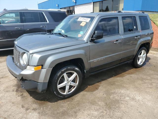 1C4NJRFB0CD689275 - 2012 JEEP PATRIOT LATITUDE GRAY photo 1