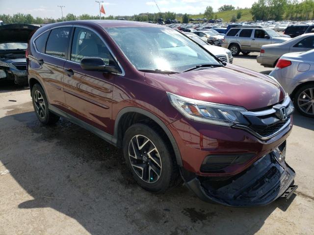 5J6RM4H47GL034529 - 2016 HONDA CR-V SE BURGUNDY photo 4