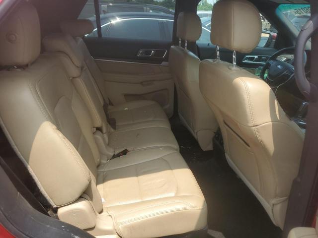 1FM5K7FH2HGA59605 - 2017 FORD EXPLORER LIMITED წითელი ფოტო 10