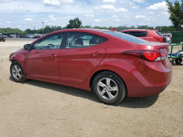 5NPDH4AE4EH546371 - 2014 HYUNDAI ELANTRA SE RED photo 2