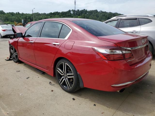 1HGCR2F13HA276405 - 2017 HONDA ACCORD SPORT SPECIAL EDITION MAROON photo 2