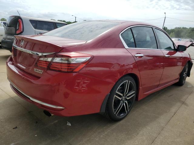 1HGCR2F13HA276405 - 2017 HONDA ACCORD SPORT SPECIAL EDITION MAROON photo 3