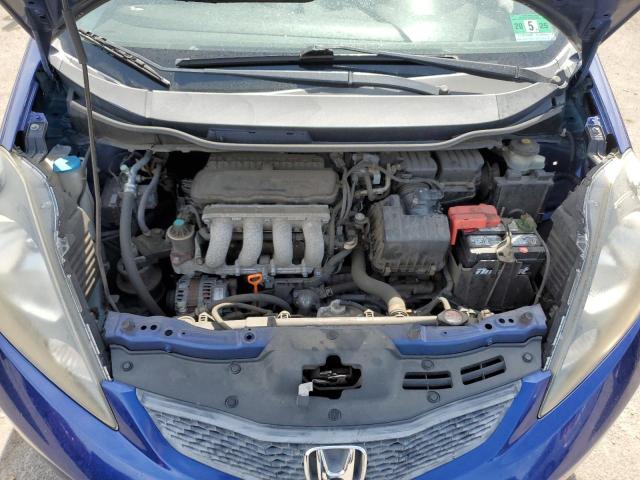 JHMGE8H2XAS013377 - 2010 HONDA FIT BLUE photo 11