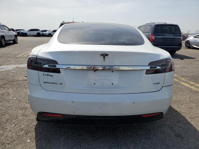 5YJSA1E26HF192222 - 2017 TESLA MODEL S თეთრი ფოტო 6