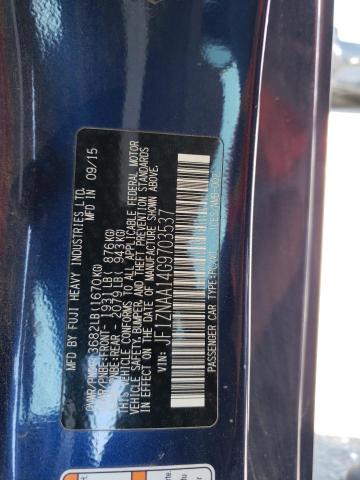 JF1ZNAA14G9703537 - 2016 TOYOTA SCION FR-S 蓝色 照片 12