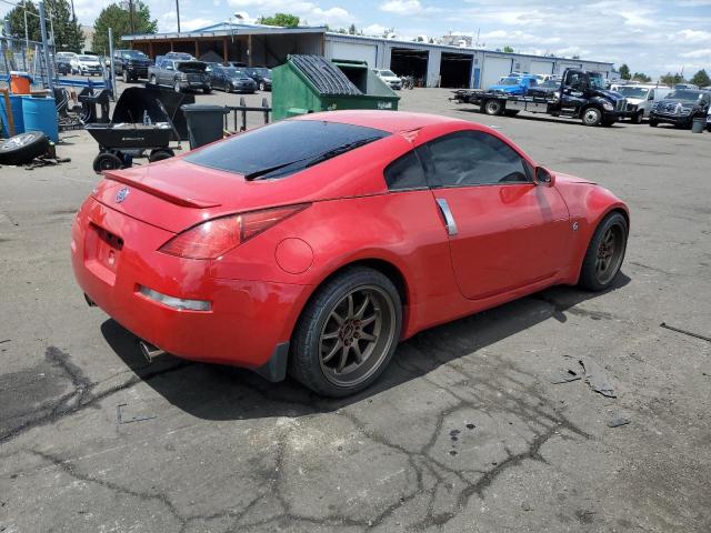 JN1AZ34D53T102229 - 2003 NISSAN 350Z COUPE RED photo 3