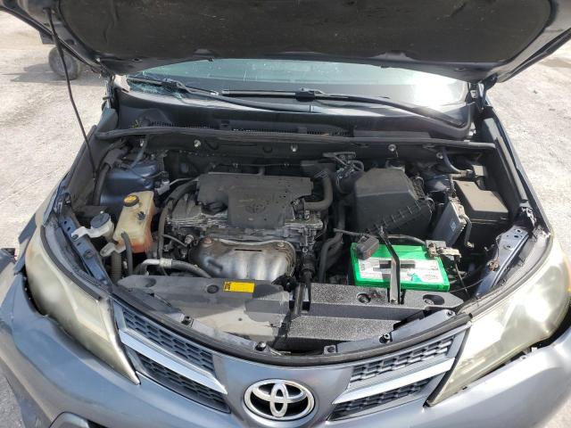 2T3WFREV4DW035336 - 2013 TOYOTA RAV4 XLE BLUE photo 12