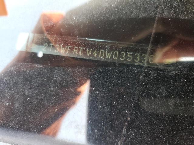 2T3WFREV4DW035336 - 2013 TOYOTA RAV4 XLE BLUE photo 13