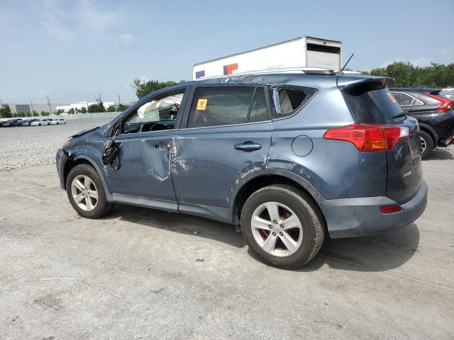 2T3WFREV4DW035336 - 2013 TOYOTA RAV4 XLE BLUE photo 2