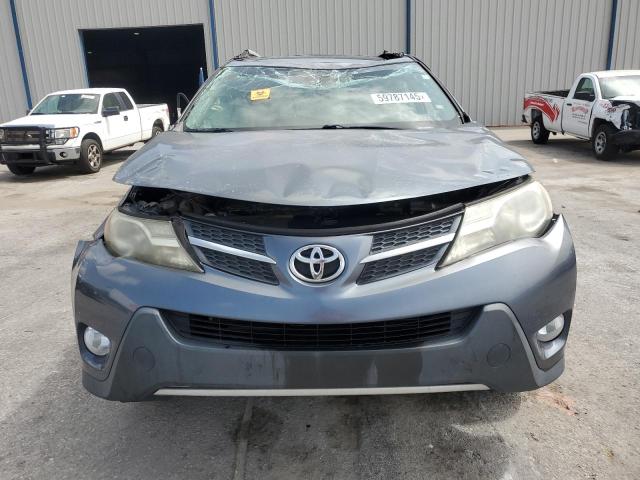 2T3WFREV4DW035336 - 2013 TOYOTA RAV4 XLE BLUE photo 5