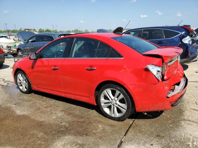 1G1PG5SBXF7137400 - 2015 CHEVROLET CRUZE LTZ RED photo 2