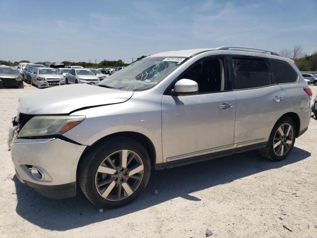 5N1AR2MN7DC653419 - 2013 NISSAN PATHFINDER S SILVER photo 1