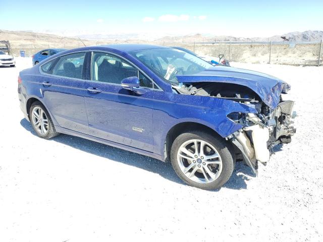 3FA6P0SU2GR294703 - 2016 FORD FUSION TITANIUM PHEV BLUE photo 4