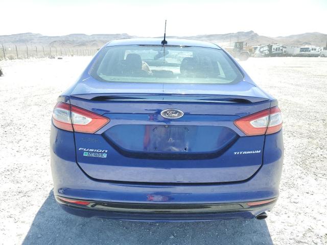 3FA6P0SU2GR294703 - 2016 FORD FUSION TITANIUM PHEV BLUE photo 6