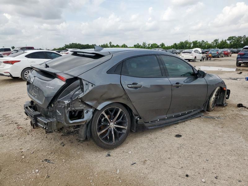 SHHFK7H40MU223164 - 2021 HONDA CIVIC SPORT ნაცრისფერი ფოტო 3