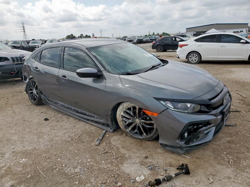 SHHFK7H40MU223164 - 2021 HONDA CIVIC SPORT ნაცრისფერი ფოტო 4