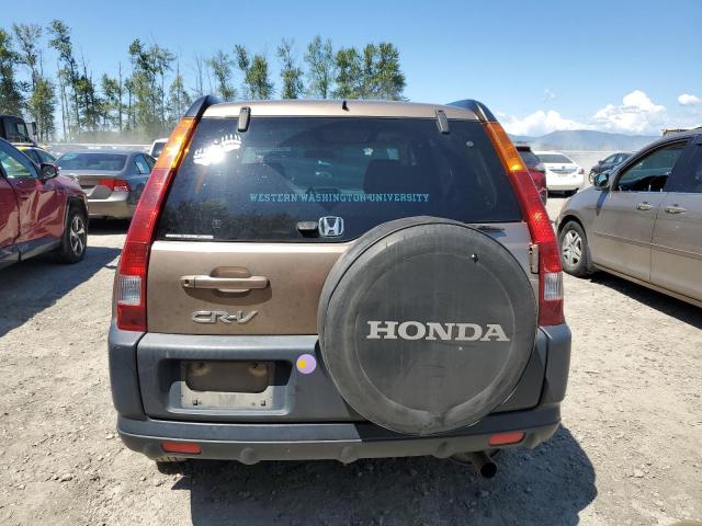 JHLRD78854C020704 - 2004 HONDA CR-V EX BROWN photo 6