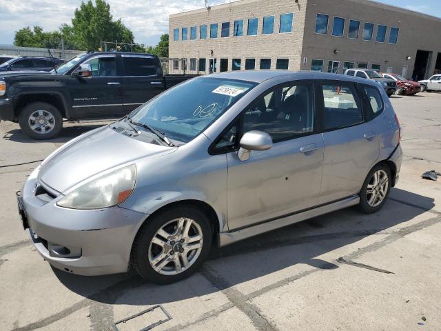 JHMGD38687S053166 - 2007 HONDA FIT S 银色 照片 1