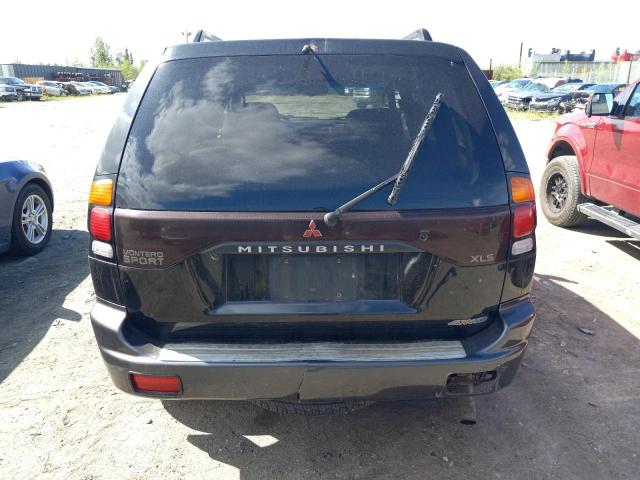 JA4MT31H51P054878 - 2001 MITSUBISHI MONTERO SPORT XLS BLACK photo 6